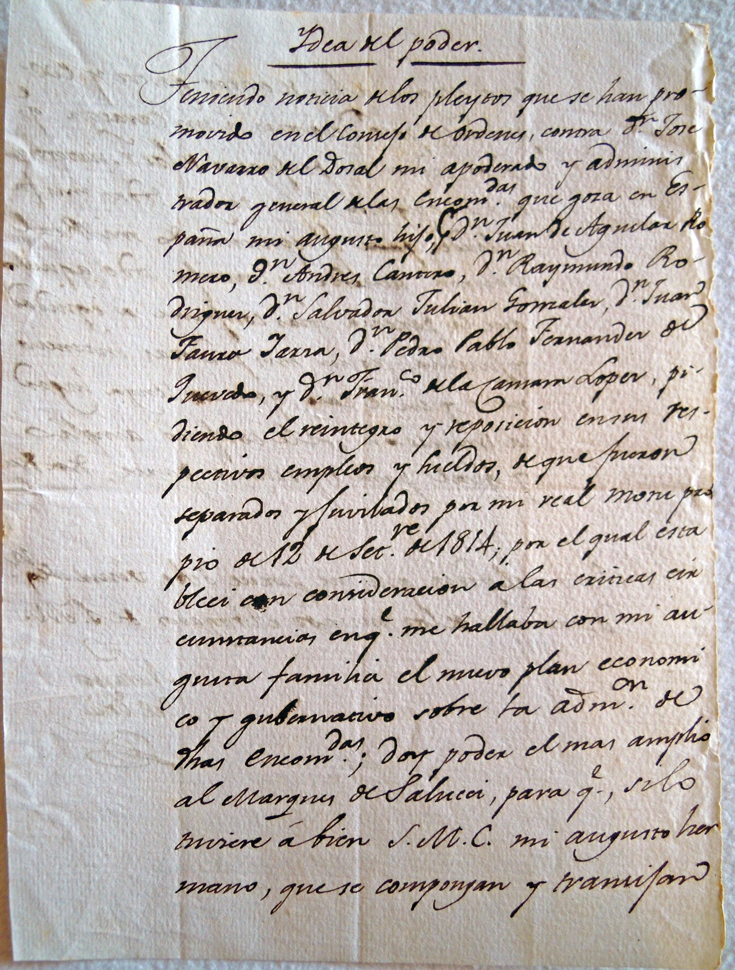 Maria Luisa di Borbone suoi decreti